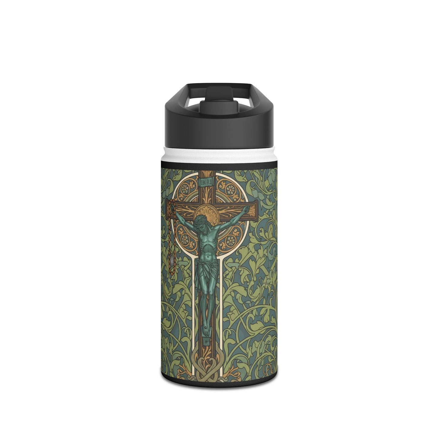 Eternal Waves Crucifix Water Bottle