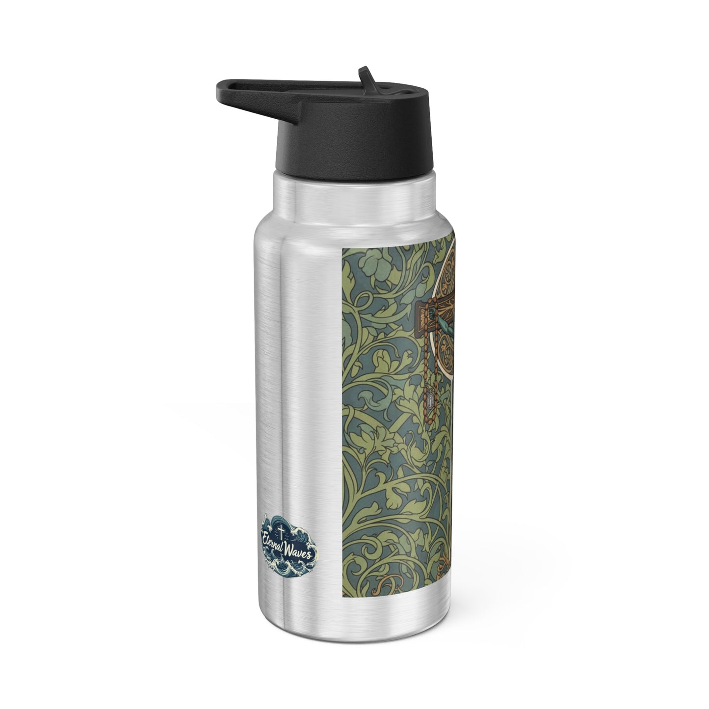 Eternal Waves Crucifix Water Bottle 32oz
