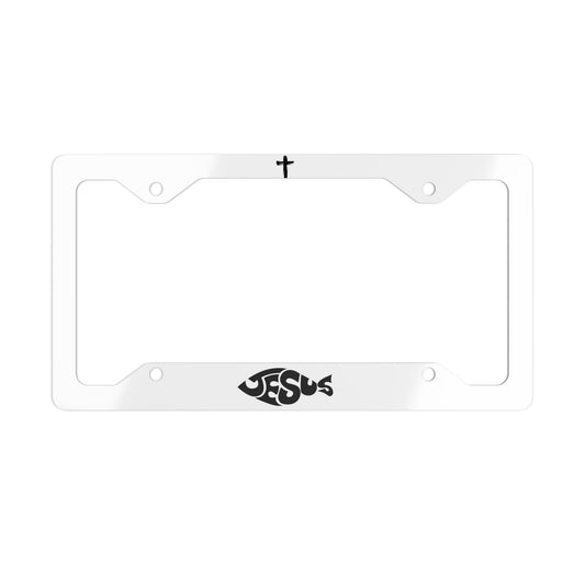 Jesus Metal License Plate Frame