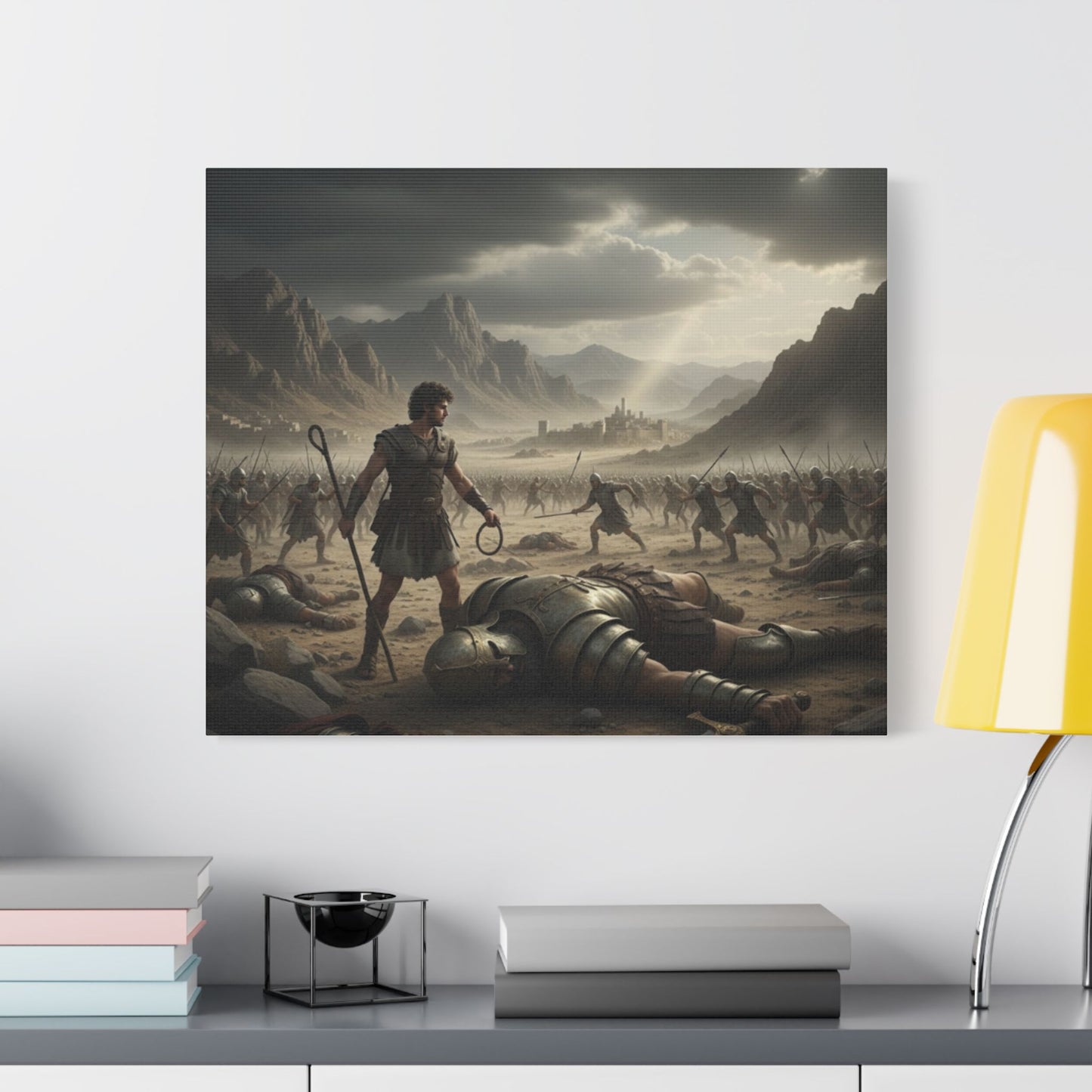 David and Goliath Canvas