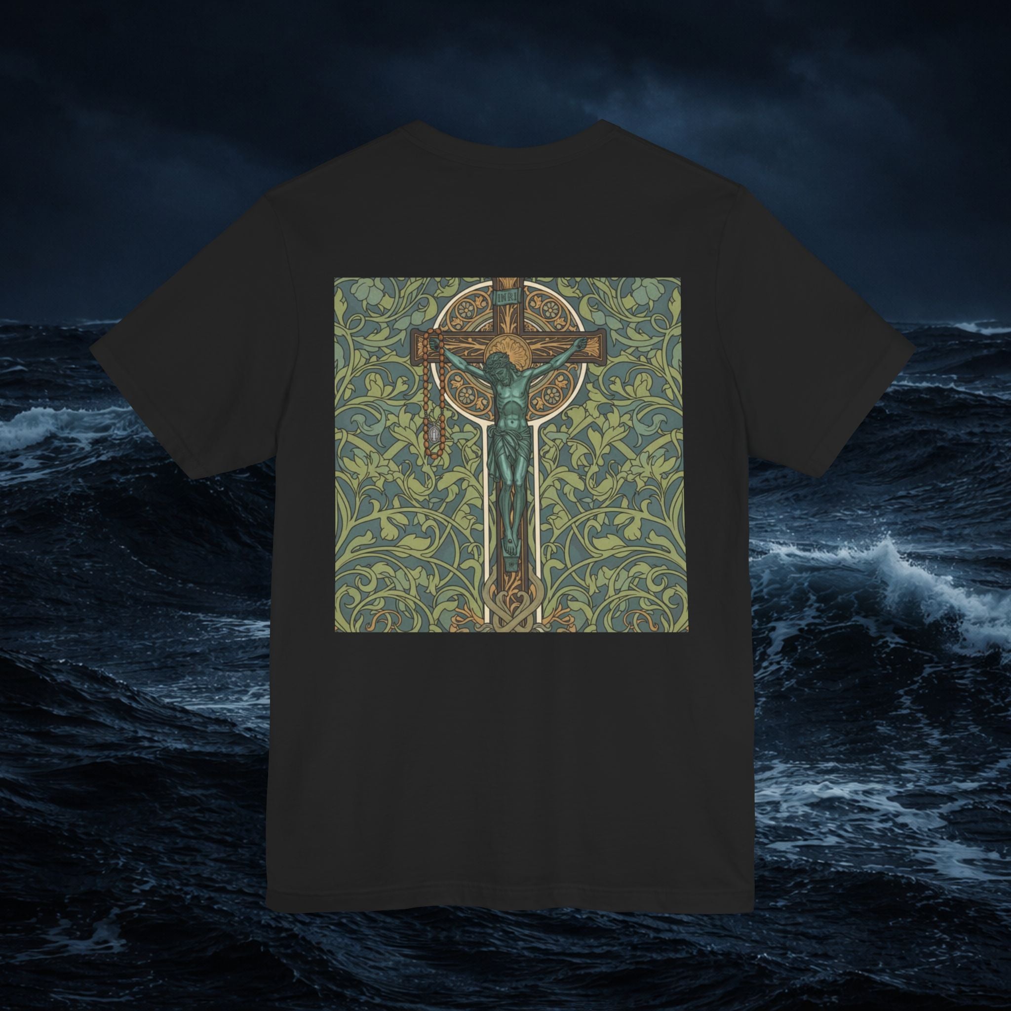 Eternal Waves T-Shirt Crucifix