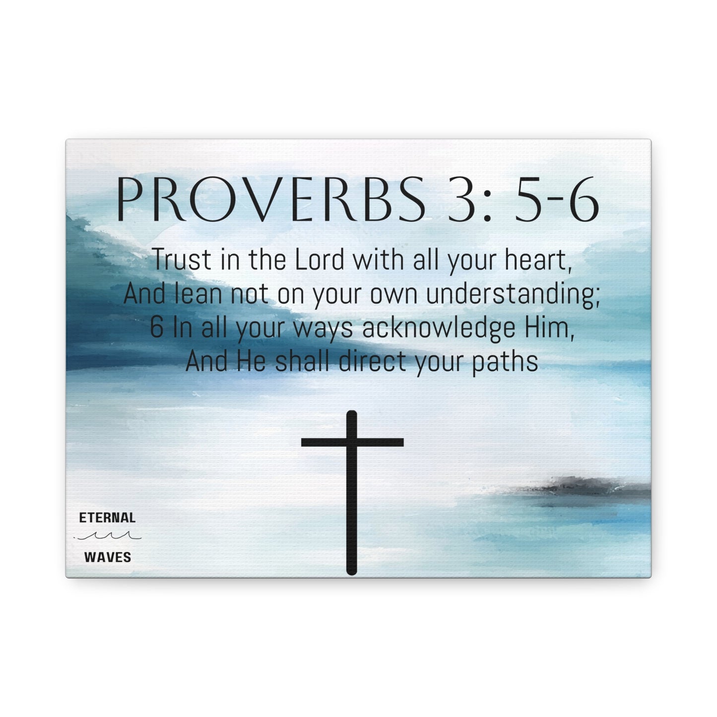 Proverbs 3:5-6 Canvas