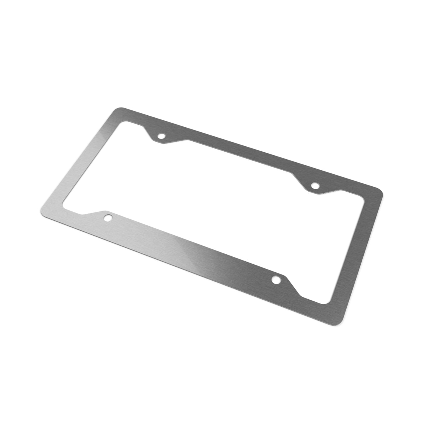 Cross Metal License Plate Frame