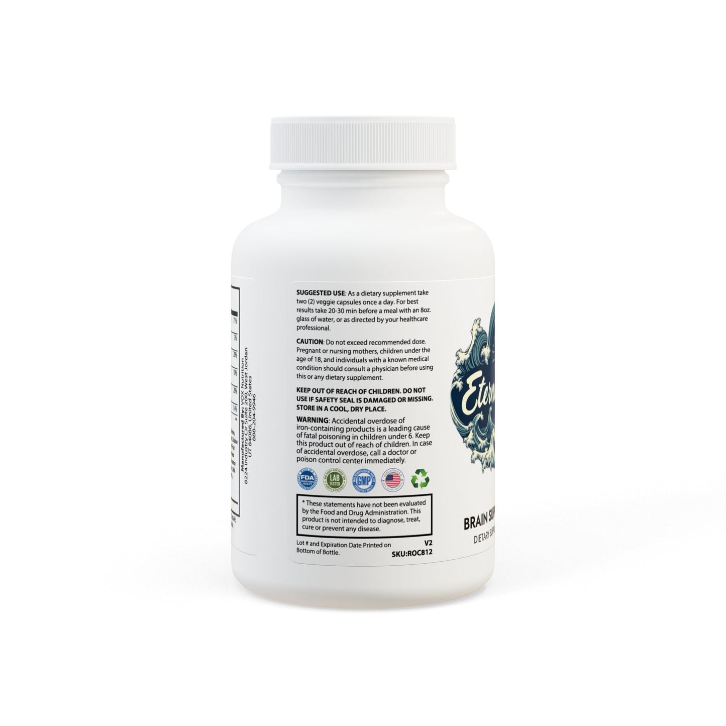 Brain Support Complex Supplement (60 Capsules)