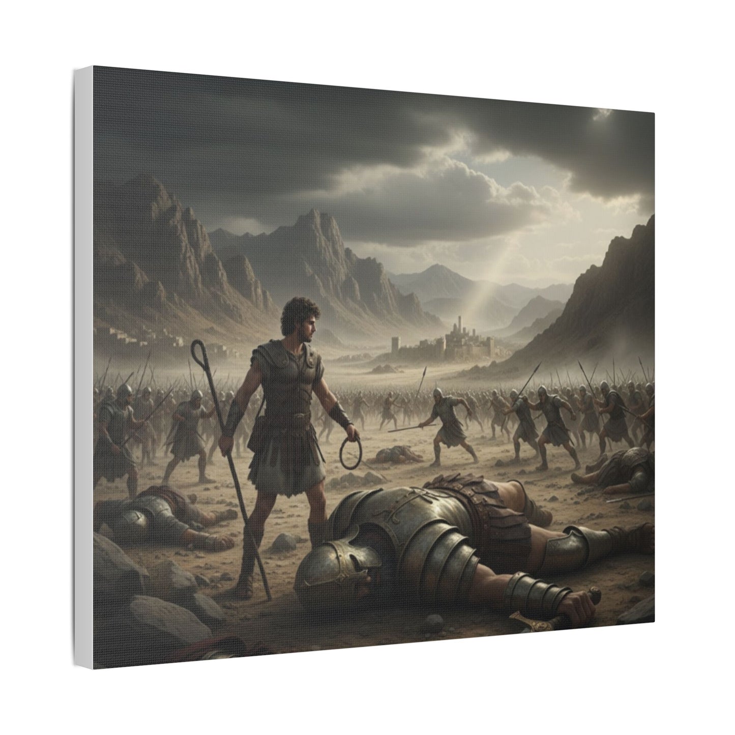 David and Goliath Canvas