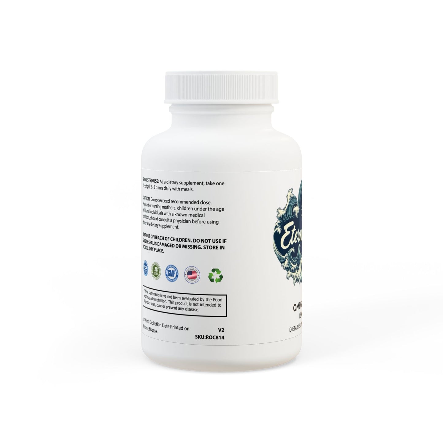 Omega 3 Fish Oil Supplement (60 Softgels)