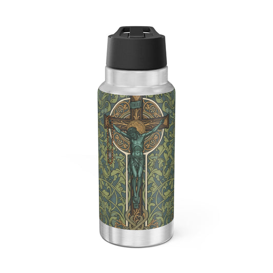 Eternal Waves Crucifix Water Bottle 32oz