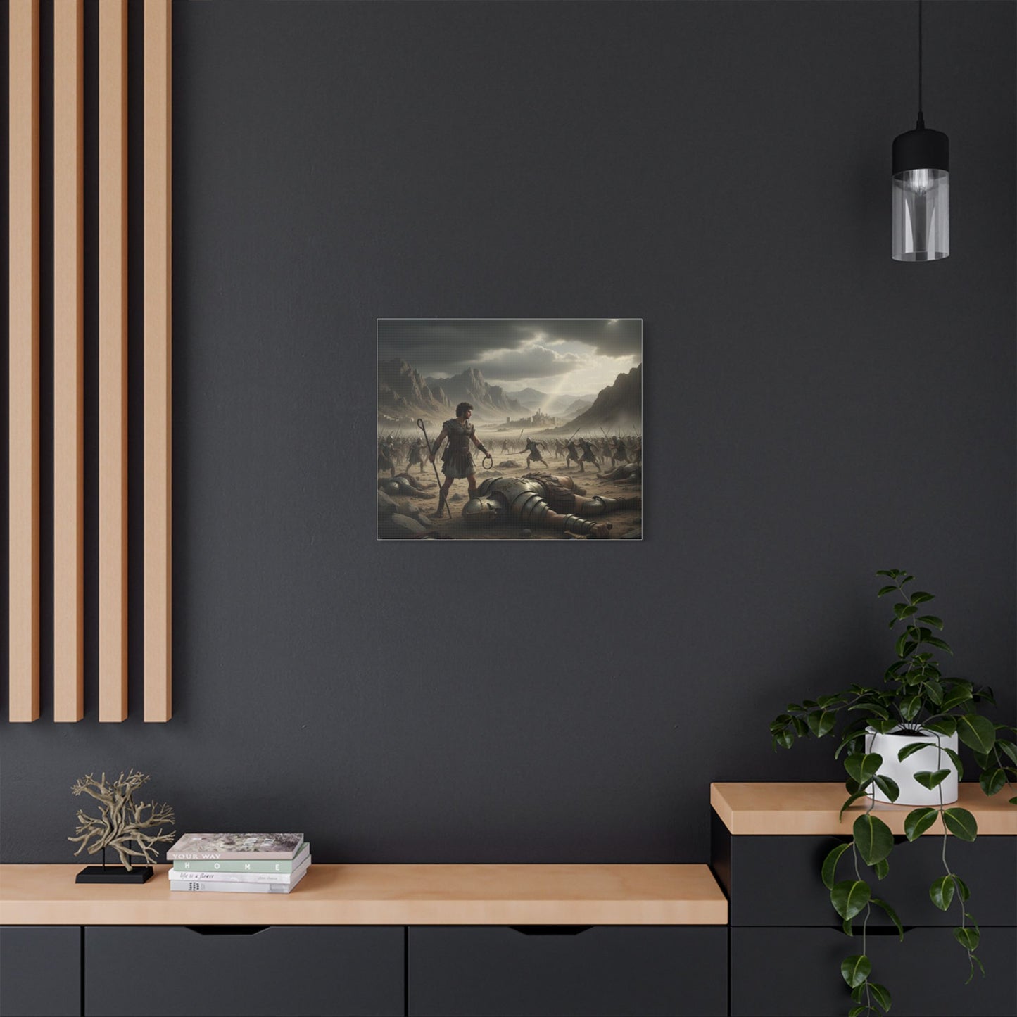 David and Goliath Canvas