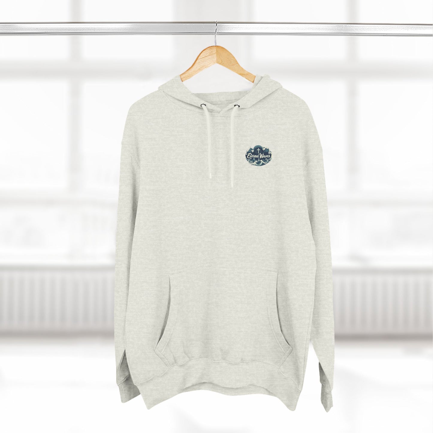 Three-Panel Fleece Hoodie