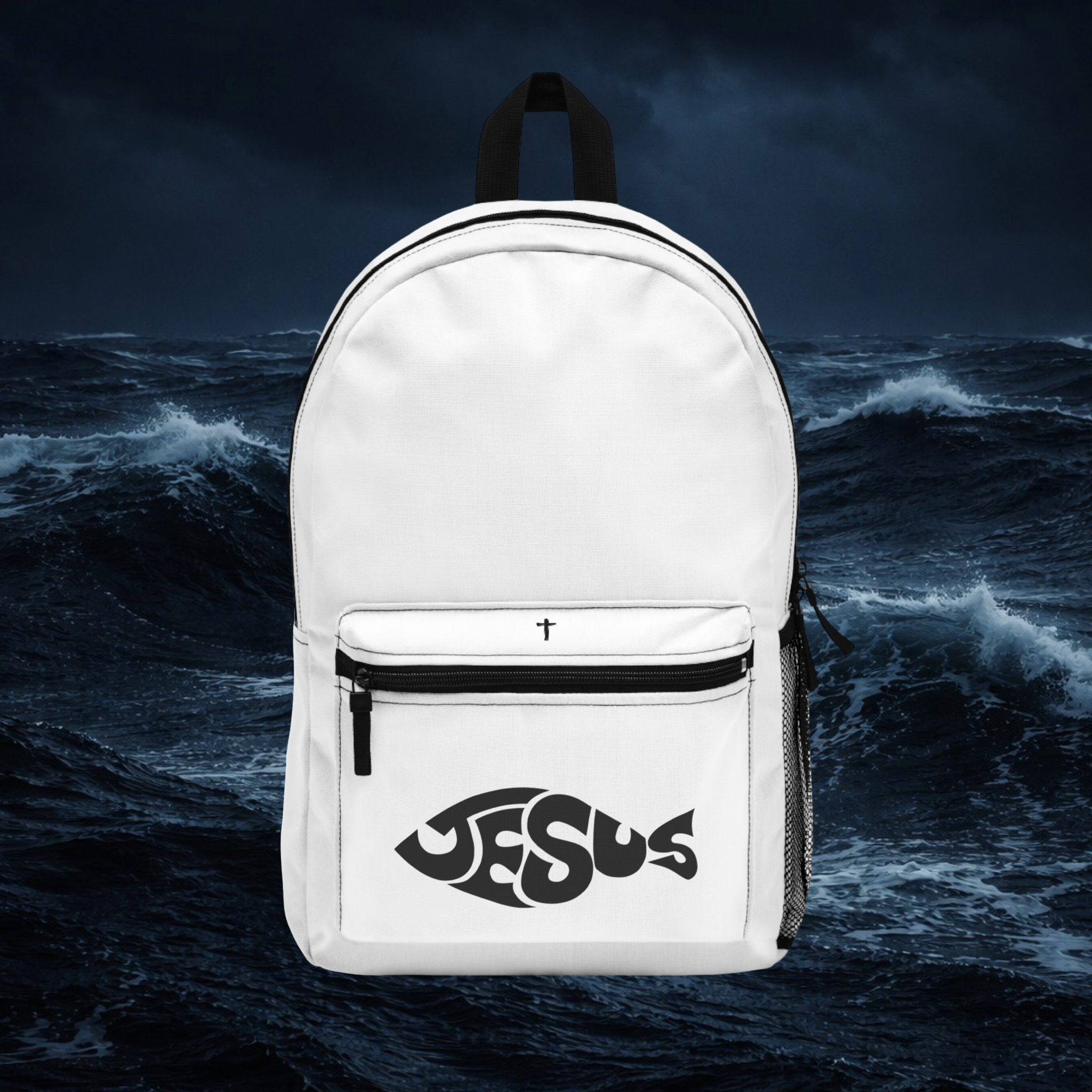 Jesus Fish Backpack
